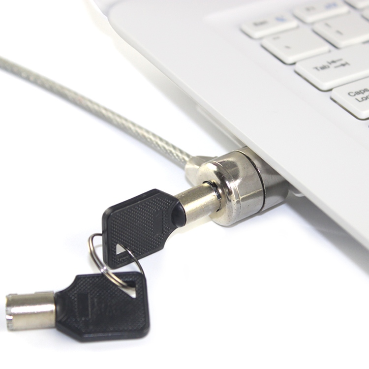 computer laptop lock silver