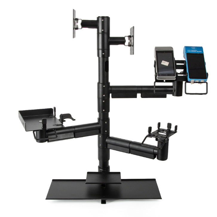custom dual pos mount for desktop